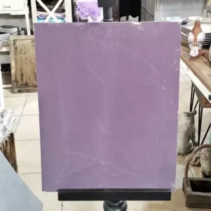 خلفية تصوير منتجات لوح أسمنت لون موف بنفسجي فاتح للمكياج والمجوهرات