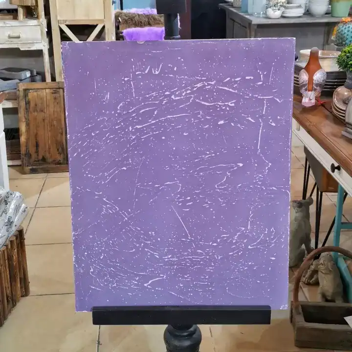 خلفية تصوير منتجات لوح أسمنت بنفسجي ملمس خشن للعطور والحلويات