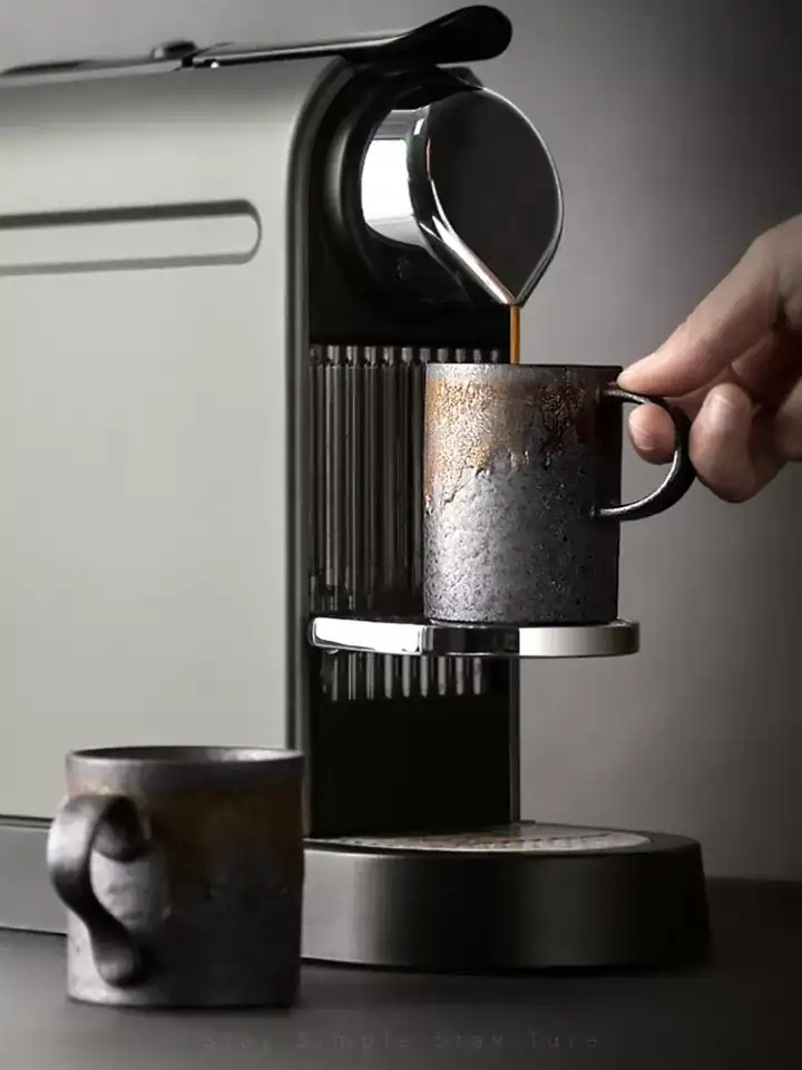 كوب قهوة حجري صغير 150 مل للإسبريسو تحت ماكينة القهوة