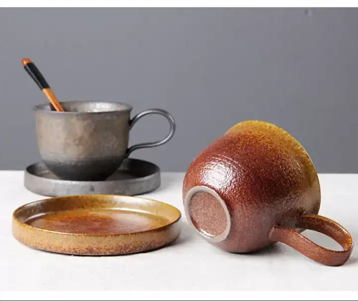 صحن تقديم حجري سيراميك دائري متين للمناسبات