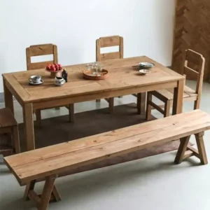 كرسي بنش خشب