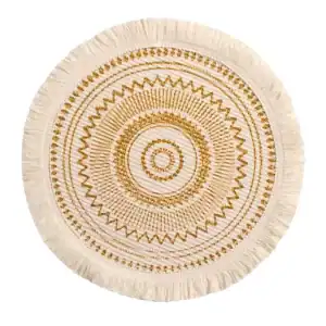 لبادة صحون دائرية حماية الطاولة تصميم أنيق