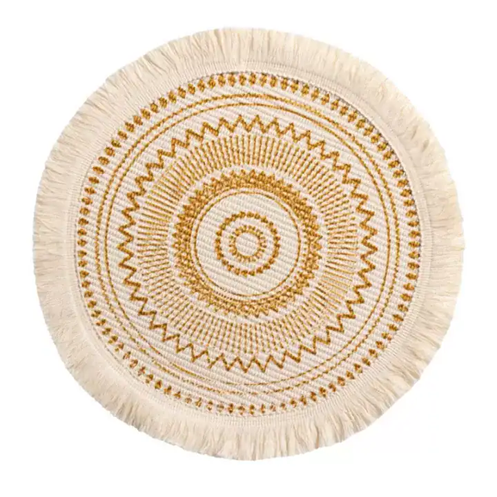 لبادة صحون دائرية حماية الطاولة تصميم أنيق