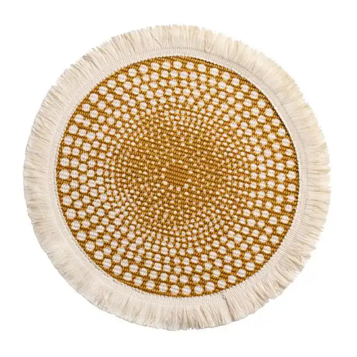 لبادة صحون دائرية حماية الطاولة تصميم أنيق