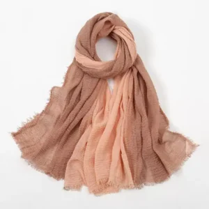 لفة قماش قطن لتصوير المواليد لون تيركوا طوبي متدرج اومبري مع خوخي