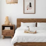 سرير خشب ريفي