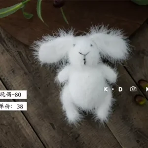 دمية ارنب من الصوف الناعم بعدة الوان