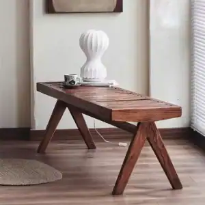 مقعد خشب مودرن