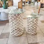 طقم طاولات جانبية مودرن