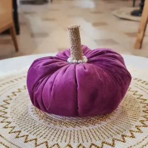 يقطين من قماش المخمل الفاخر - مقاس 13 سم