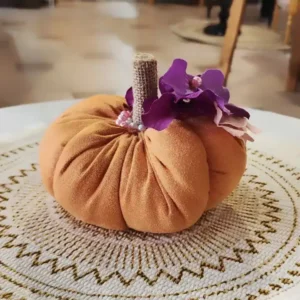 يقطين من قماش المخمل الفاخر - مقاس 13 سم