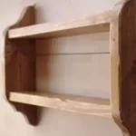 رف خشبي دورين تصميم ريفي للبهارات والتحف