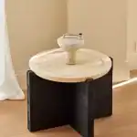 طاولة قهوة سوداء