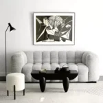 طاولة قهوة أسود