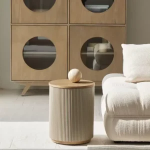 طاولة جانبية دائرية