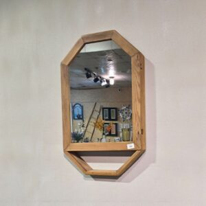 مرايا جدارية خشب طبيعي خزانة صيدلية للحمام والمدخل