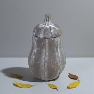 برطمان سيراميك بغطاء للديكور بحجمين وألوان ريفية أنيقة - 5