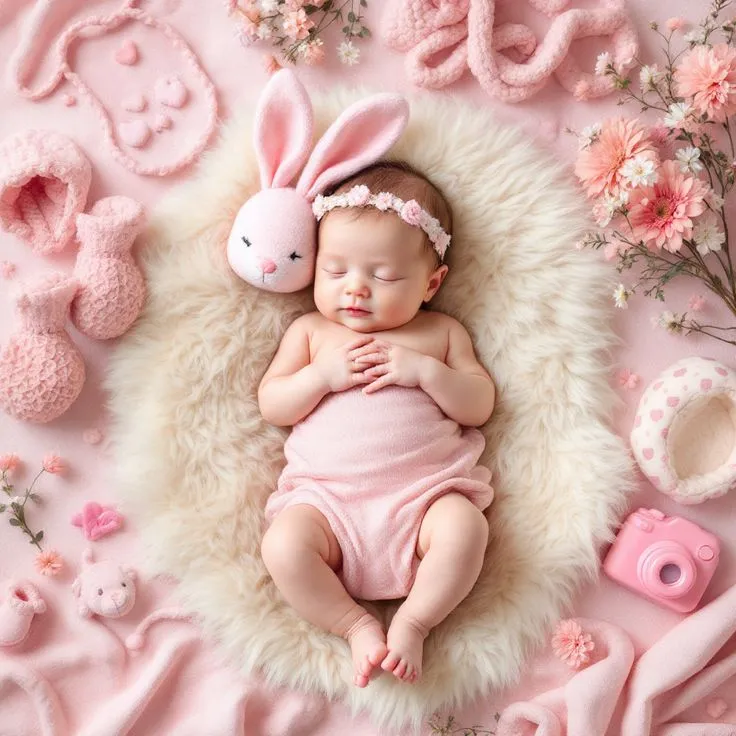 افكار لتزيين طاولة المولود الجديد